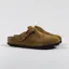 Birkenstock Boston BS Soft Footbed Sandals Suede Mink