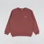 Dime Classic Small Logo Crew Neck Sweat Washed Maroon
