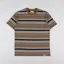Carhartt WIP Lafferty T Shirt Lafferty Stripe Hamilton Brown