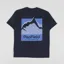 Penfield Mountain Scene Back Graphic T Shirt Navy