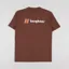 Berghaus Heritage Front And Back Logo T Shirt Dark Brown