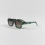 A.Kjaerbede Halo Sunglasses Green Marble Transparent