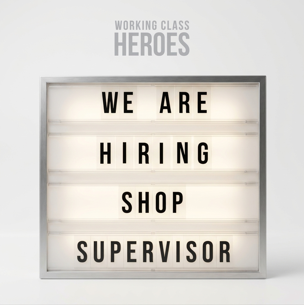 Shop Supervisor – Working Class Heroes