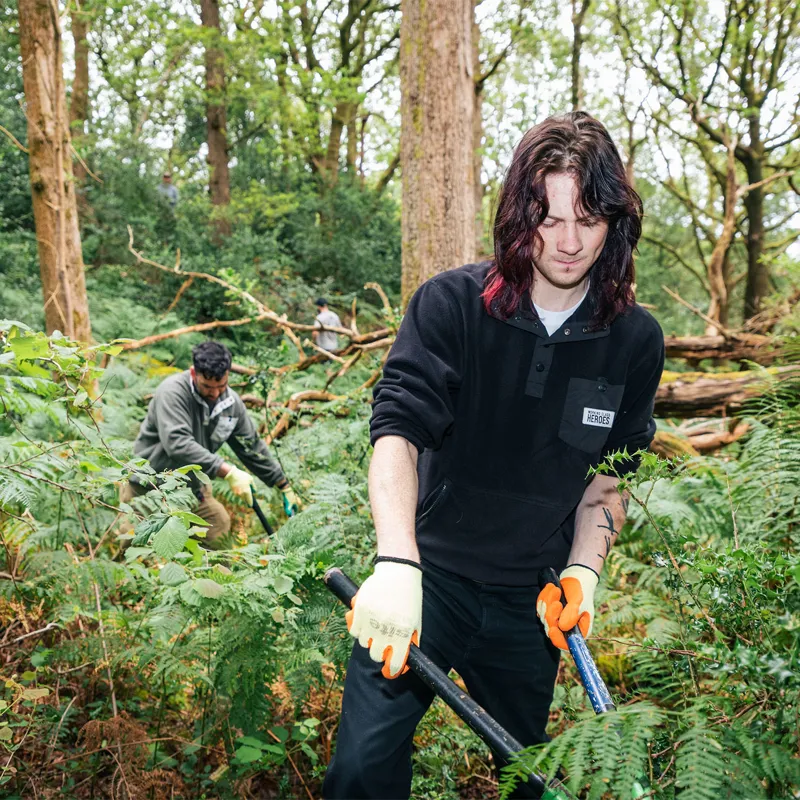 Back to tackle the holly