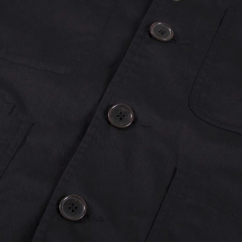 Universal Works Bakers Jacket Black Twill-7