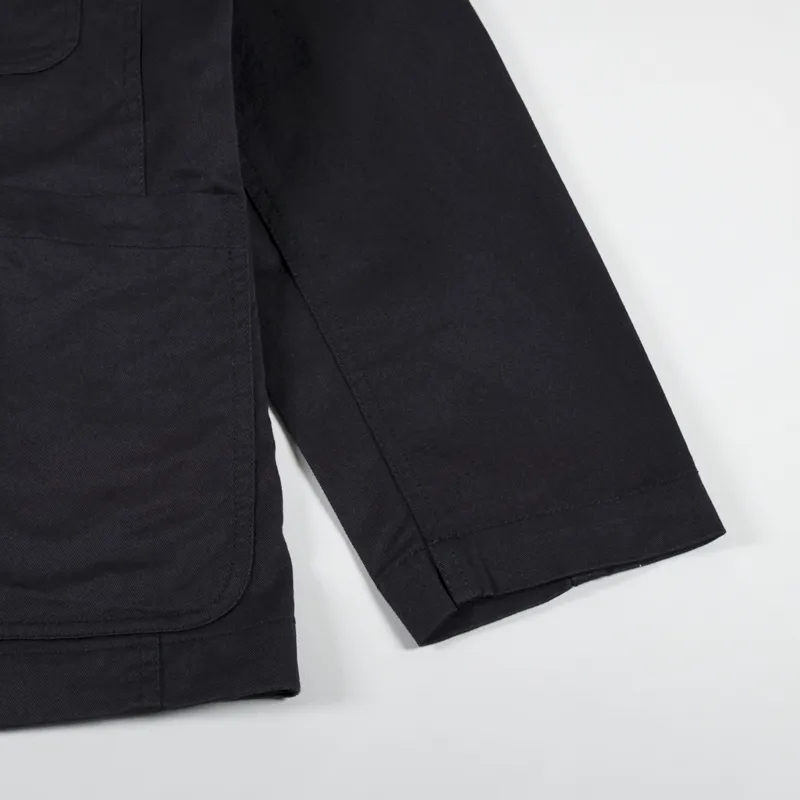 Universal Works Bakers Jacket Black Twill-6