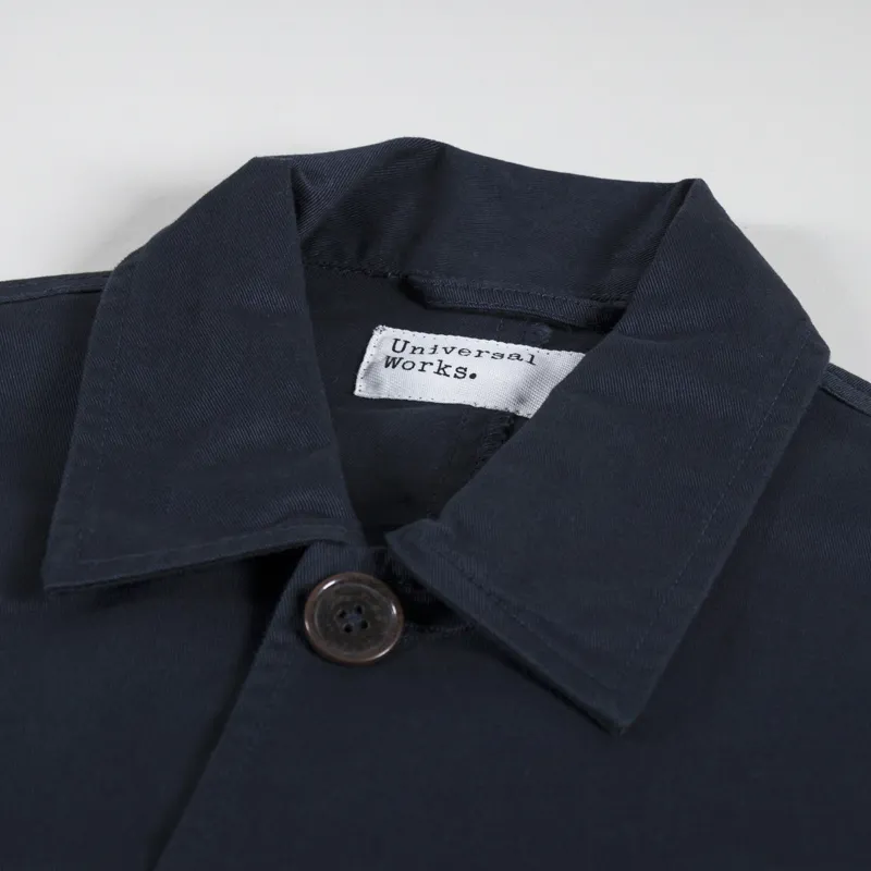 Universal Works Bakers Jacket Navy Twill-9