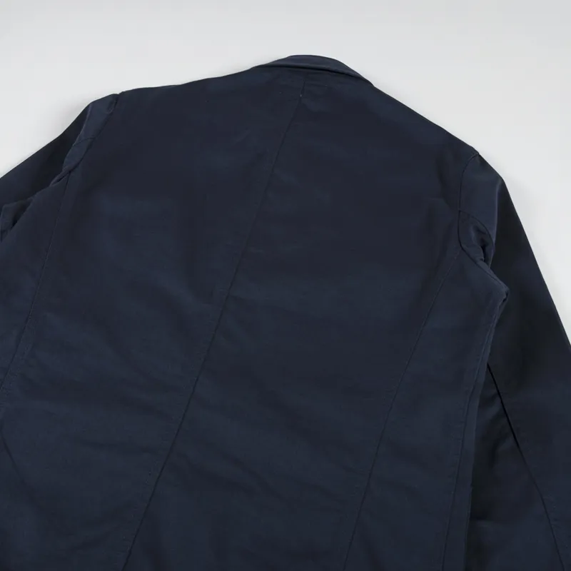 Universal Works Bakers Jacket Navy Twill-5