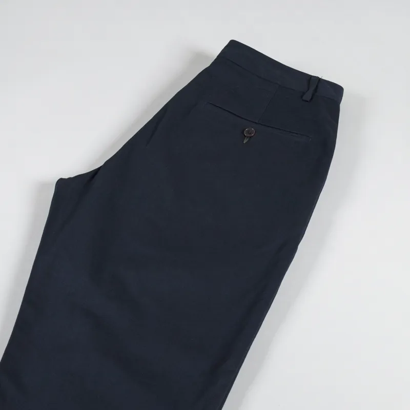 Universal Works Military Chino Navy Twill-5