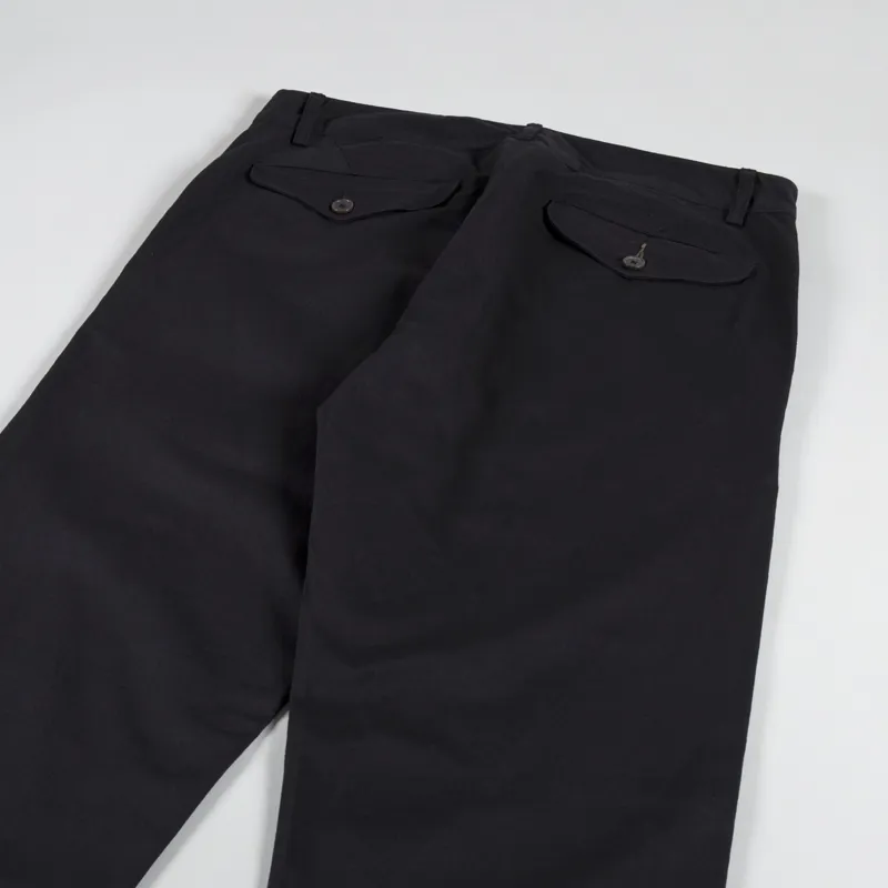 Universal Works Aston Pant Black Twill-4