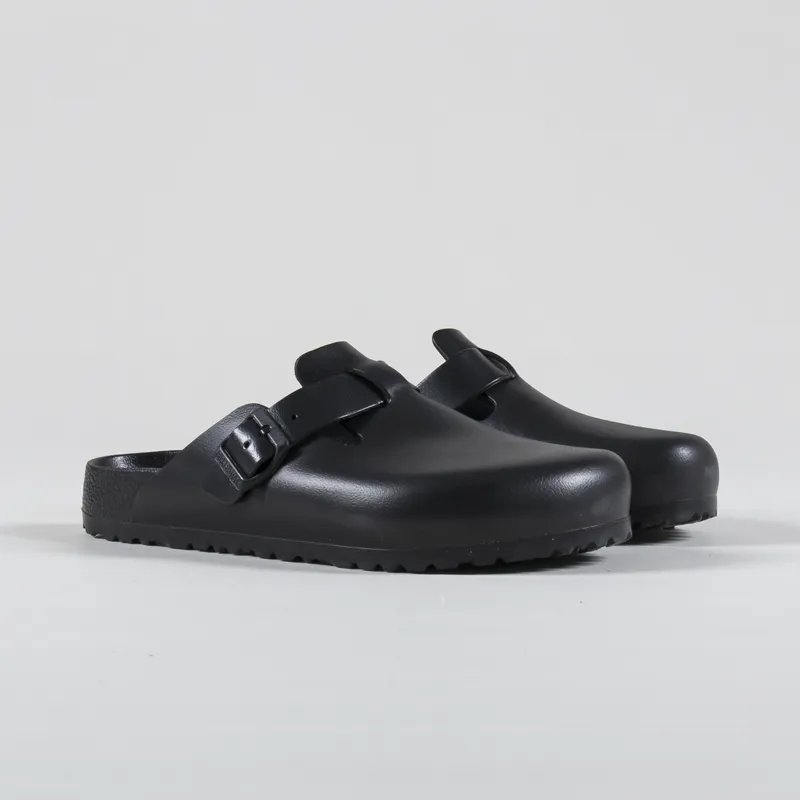 Birkenstock Mens Boston BS EVA Slip On Sandals Black