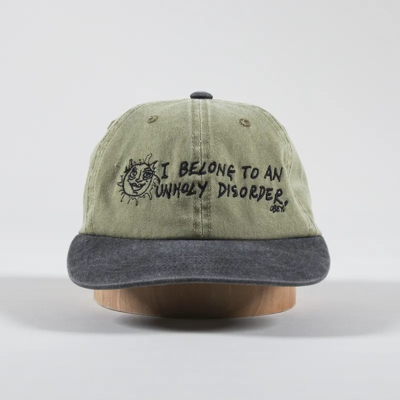 Obey Pigment Disorder 6 Panel Snapback Khaki-1