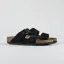 Birkenstock Womens Arizona Suede Leather Sandals Narrow Black