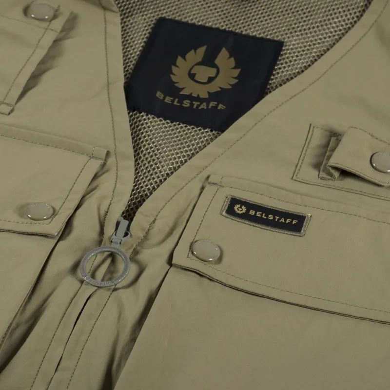 Belstaff Castmaster Gilet Aloe-6