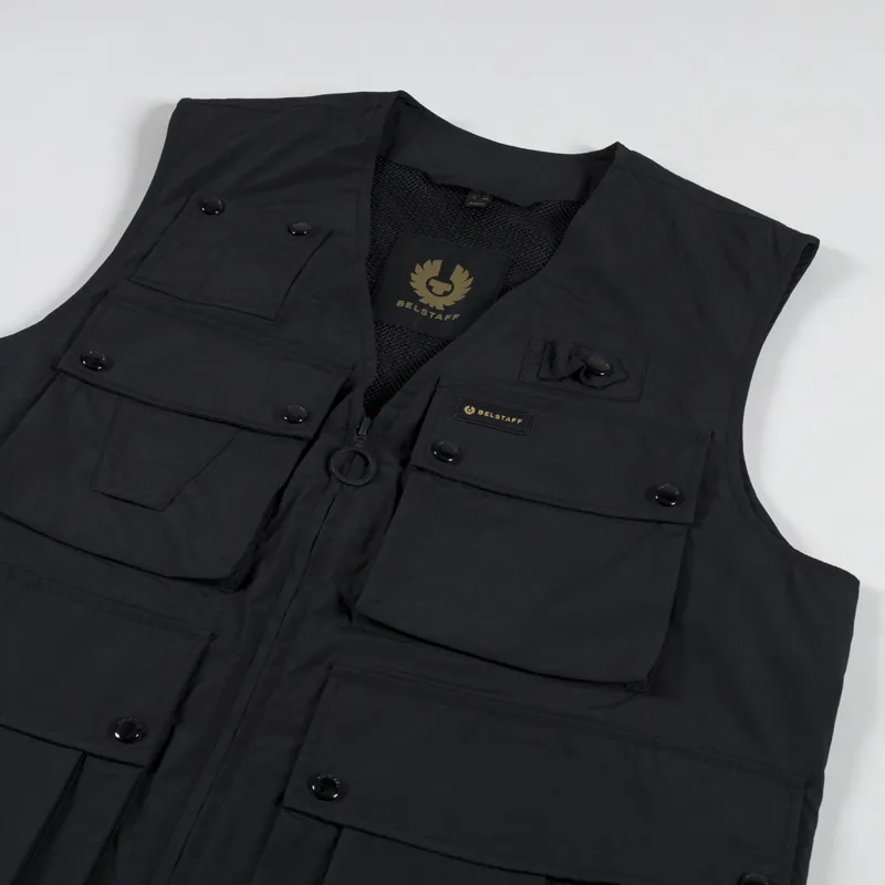 Belstaff Castmaster Gilet Black-3