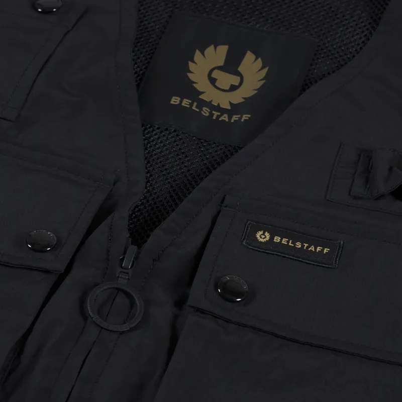Belstaff Castmaster Gilet Black-6