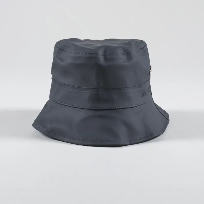 Stutterheim Womens Beckholmen Bucket Hat Charcoal-3