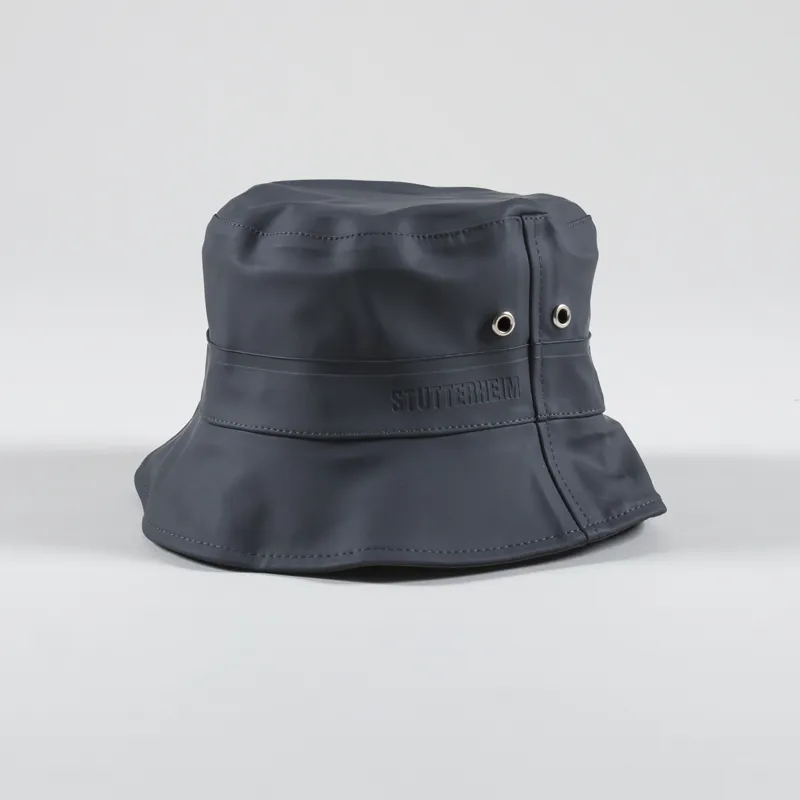 Stutterheim Womens Beckholmen Bucket Hat Charcoal