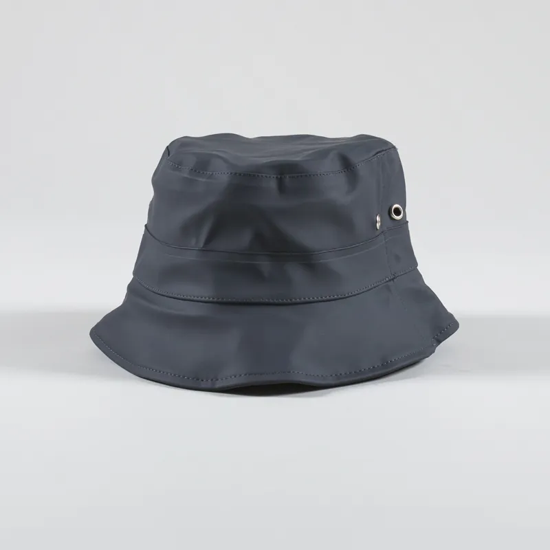 Stutterheim Womens Beckholmen Bucket Hat Charcoal-1