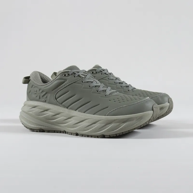HOKA Bondi SR Shoes Olive Haze Barley