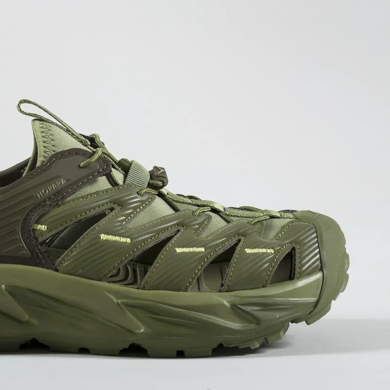 HOKA Hopara Sandals Forest Floor Fennel-6