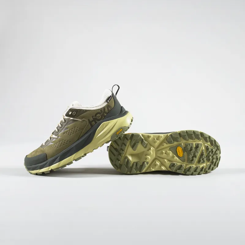 HOKA Kaha Low GORE-TEX Shoes Fennel Eggnog-3