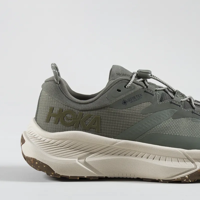 HOKA Transport GORE-TEX Shoes Slate Oat Milk-5