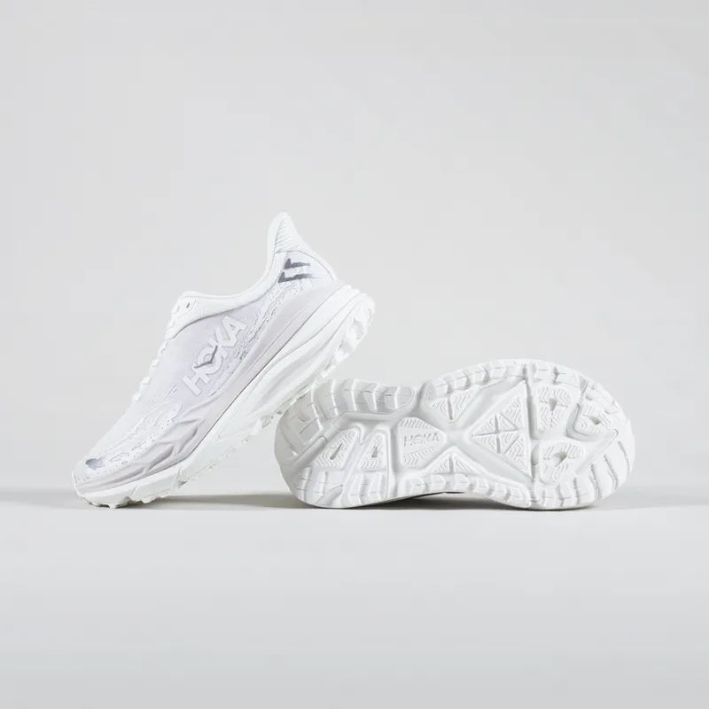 HOKA Stinson 7 Shoes White-3