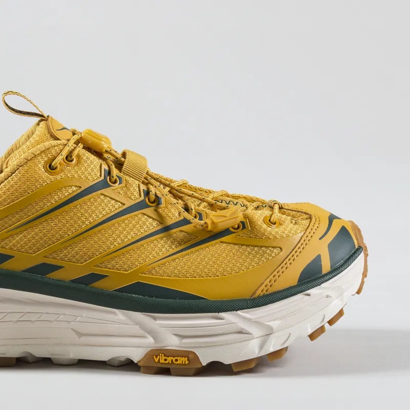 HOKA Mafate Three 2 Shoe Golden Yellow Eggnog-6