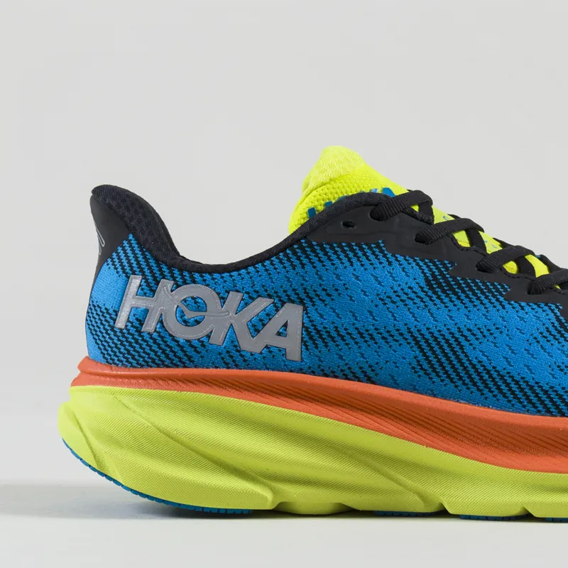 HOKA Clifton 9 GORE-TEX Shoes Black Diva Blue-5