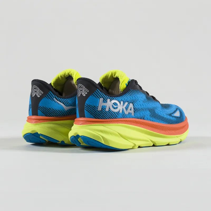HOKA Clifton 9 GORE-TEX Shoes Black Diva Blue-1