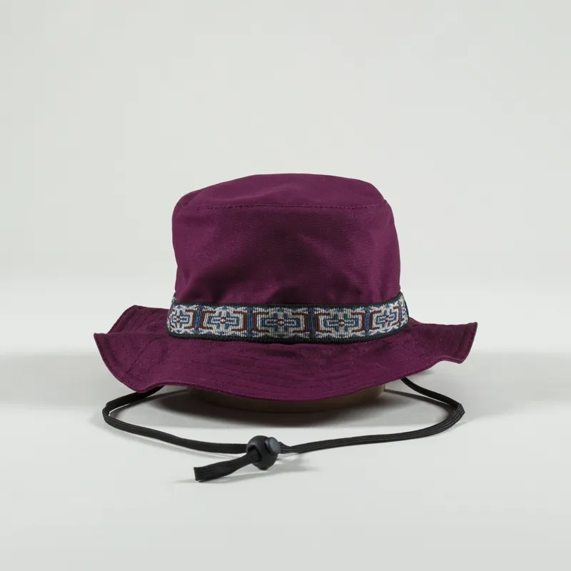 Kavu Organic Strap Bucket Hat Plum-1