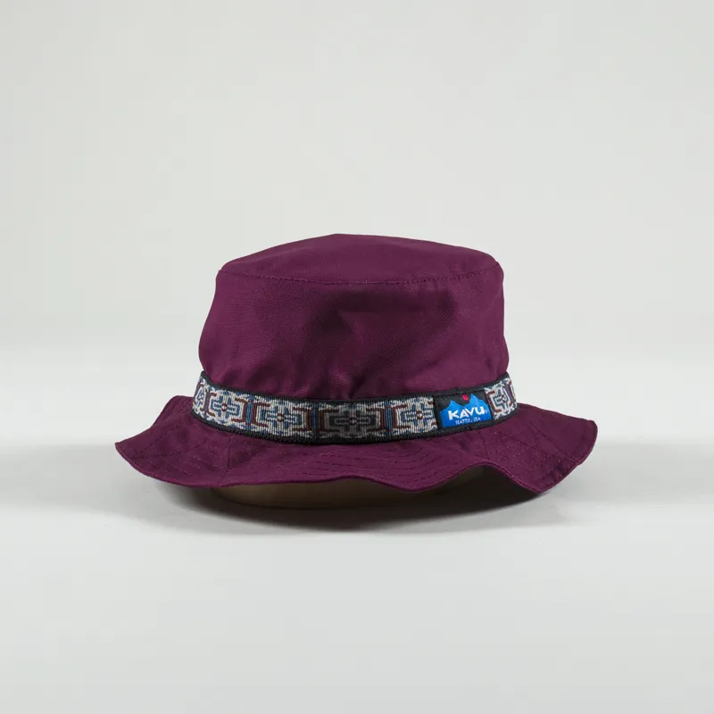 Kavu Organic Strap Bucket Hat Plum