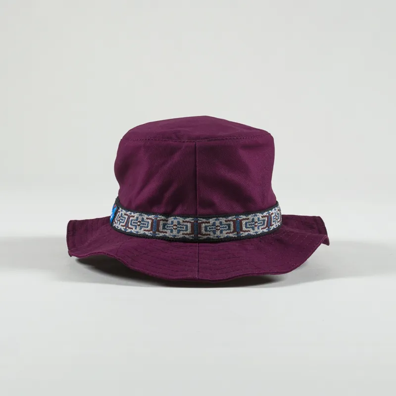 Kavu Organic Strap Bucket Hat Plum-2