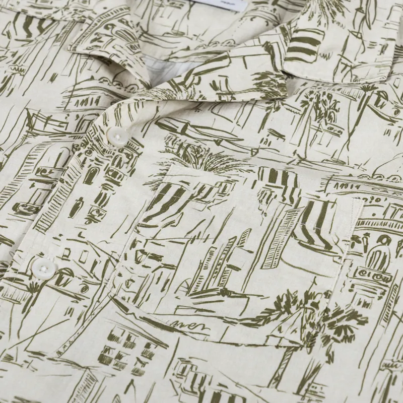 Edmmond Studios City Shirt Plain Olive-3