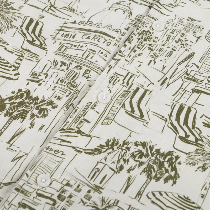 Edmmond Studios City Shirt Plain Olive-2