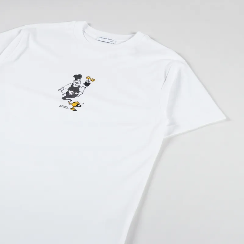 Edmmond Studios Genius T Shirt Plain White-1