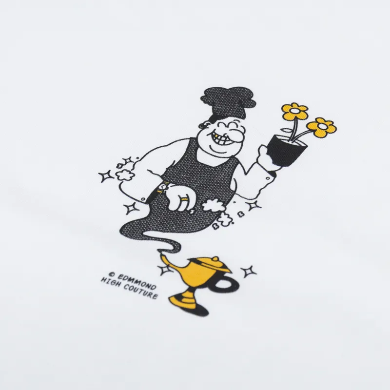 Edmmond Studios Genius T Shirt Plain White-2