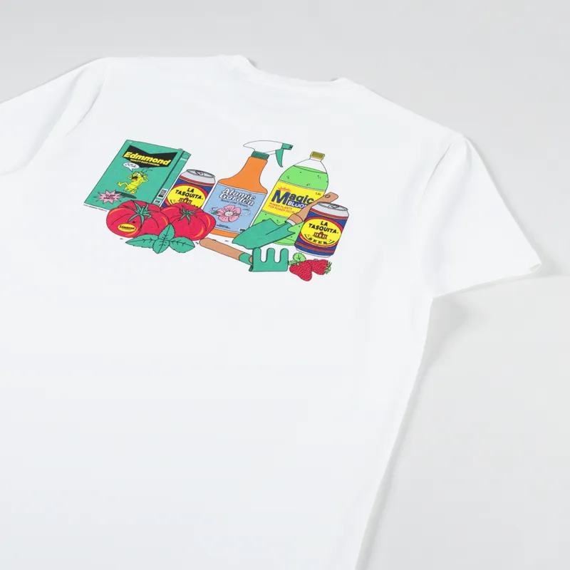 Edmmond Studios Pantry T Shirt Plain White-2