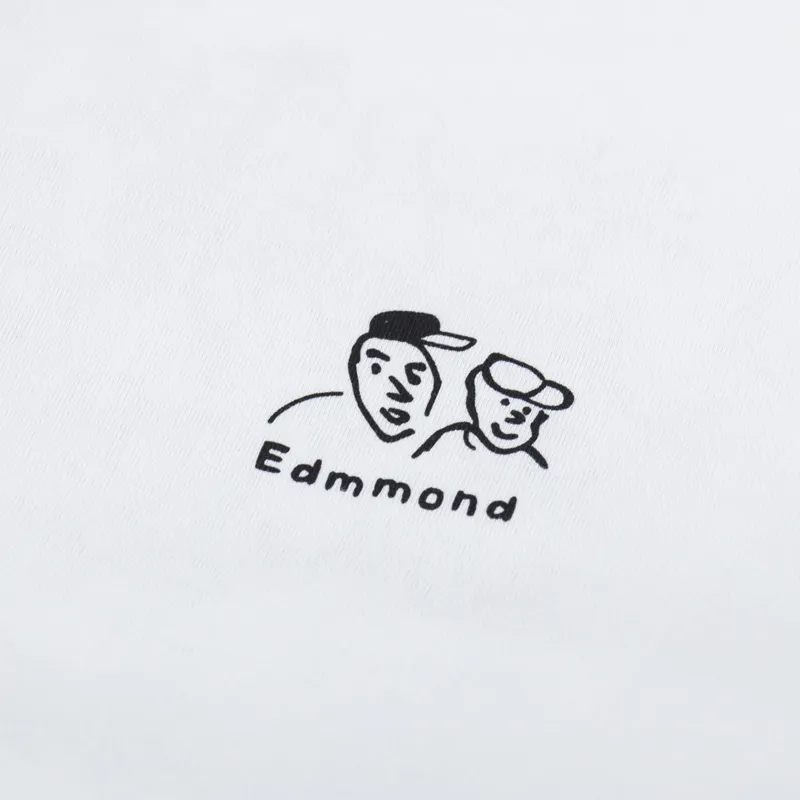 Edmmond Studios People T Shirt Plain White-5
