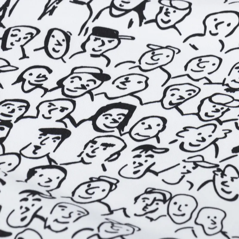 Edmmond Studios People T Shirt Plain White-4