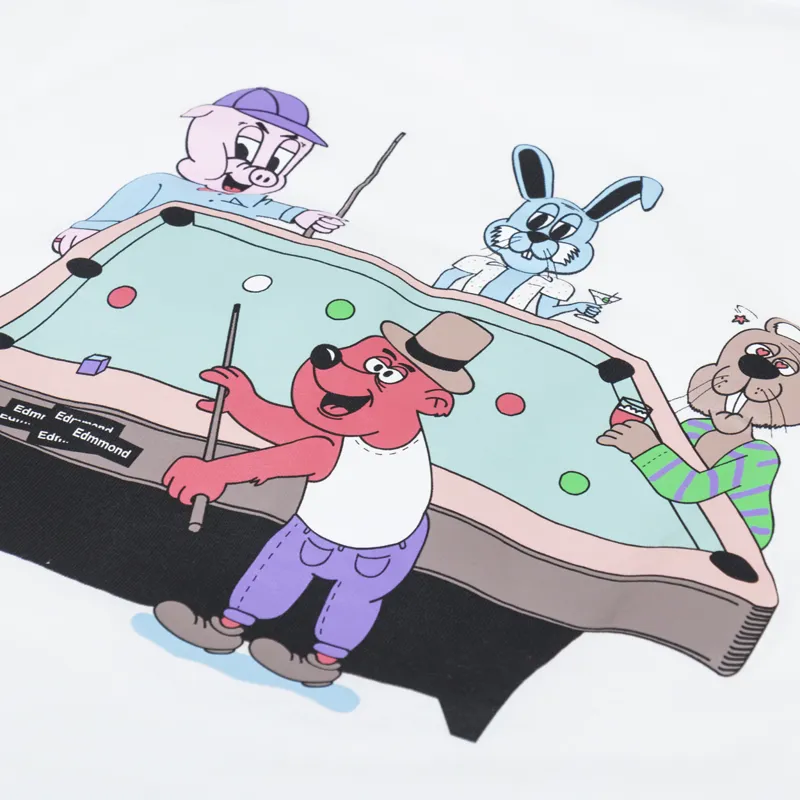 Edmmond Studios Yaggo T Shirt Plain White-4