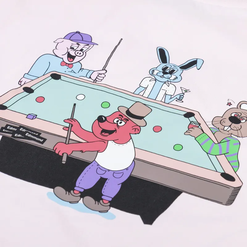 Edmmond Studios Yaggo T Shirt Plain Pink-4