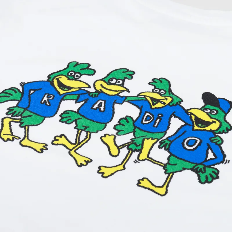 Edmmond Studios Parrots T Shirt Plain White-4