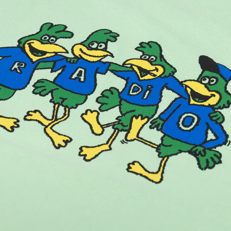 Edmmond Studios Parrots T Shirt Plain Mint-4