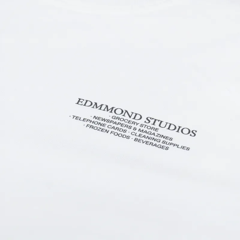 Edmmond Studios Mini Market T Shirt Plain White-5