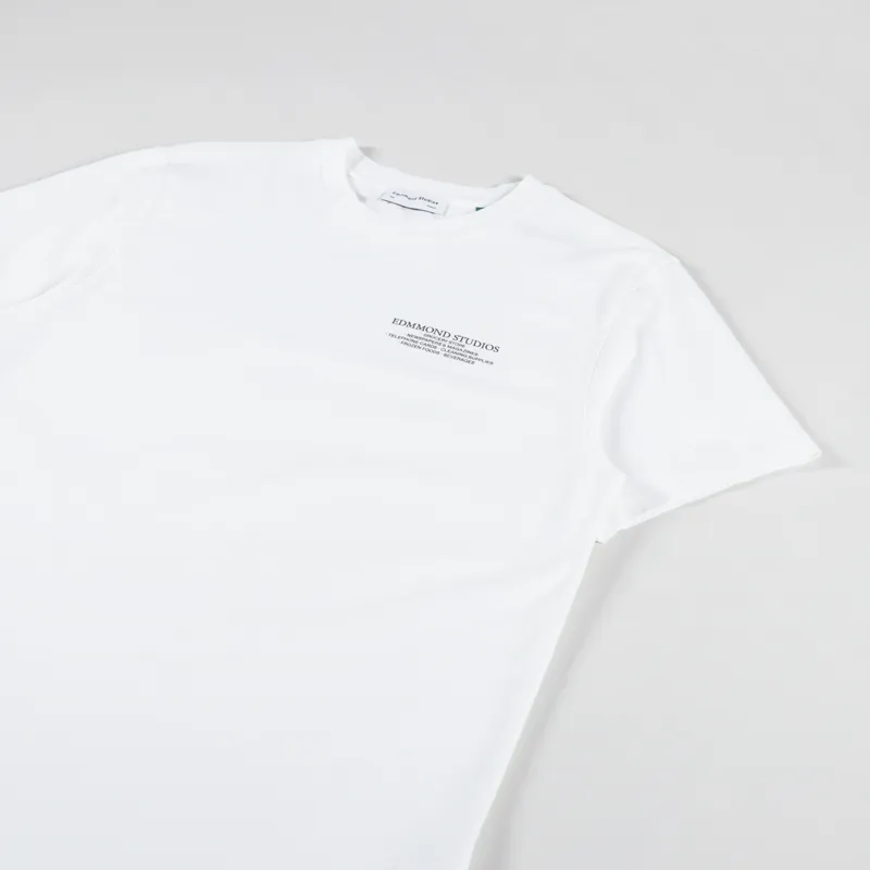 Edmmond Studios Mini Market T Shirt Plain White-3