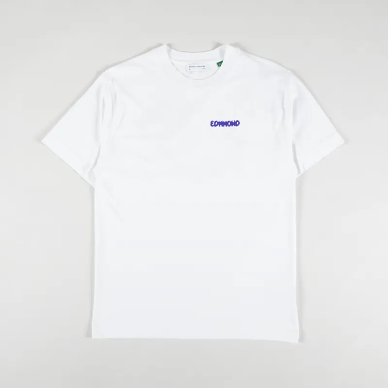 Edmmond Studios Leo T Shirt Plain White-1