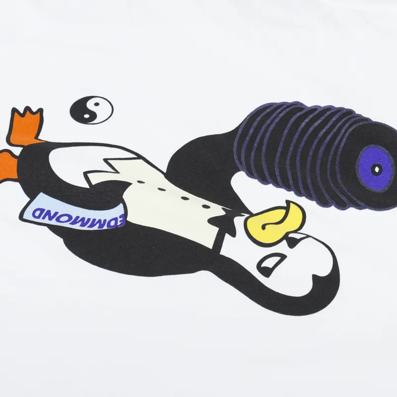 Edmmond Studios Leo T Shirt Plain White-4