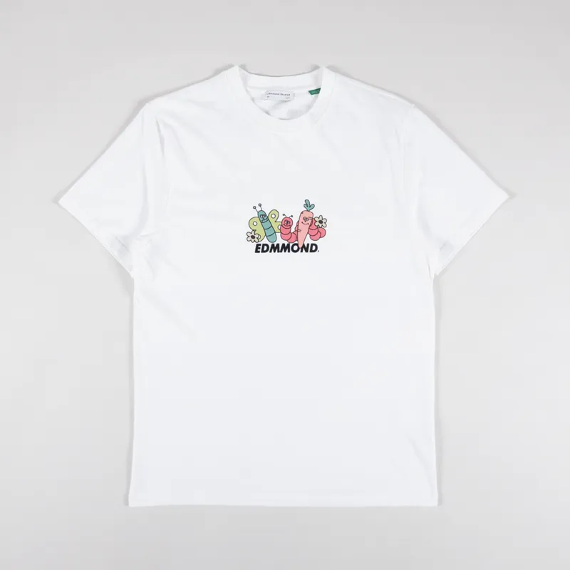 Edmmond Studios Grove T Shirt Plain White